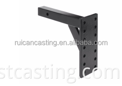 Trailer hitch pintle hook mounting plate para sa 2 "pulgada na tatanggap